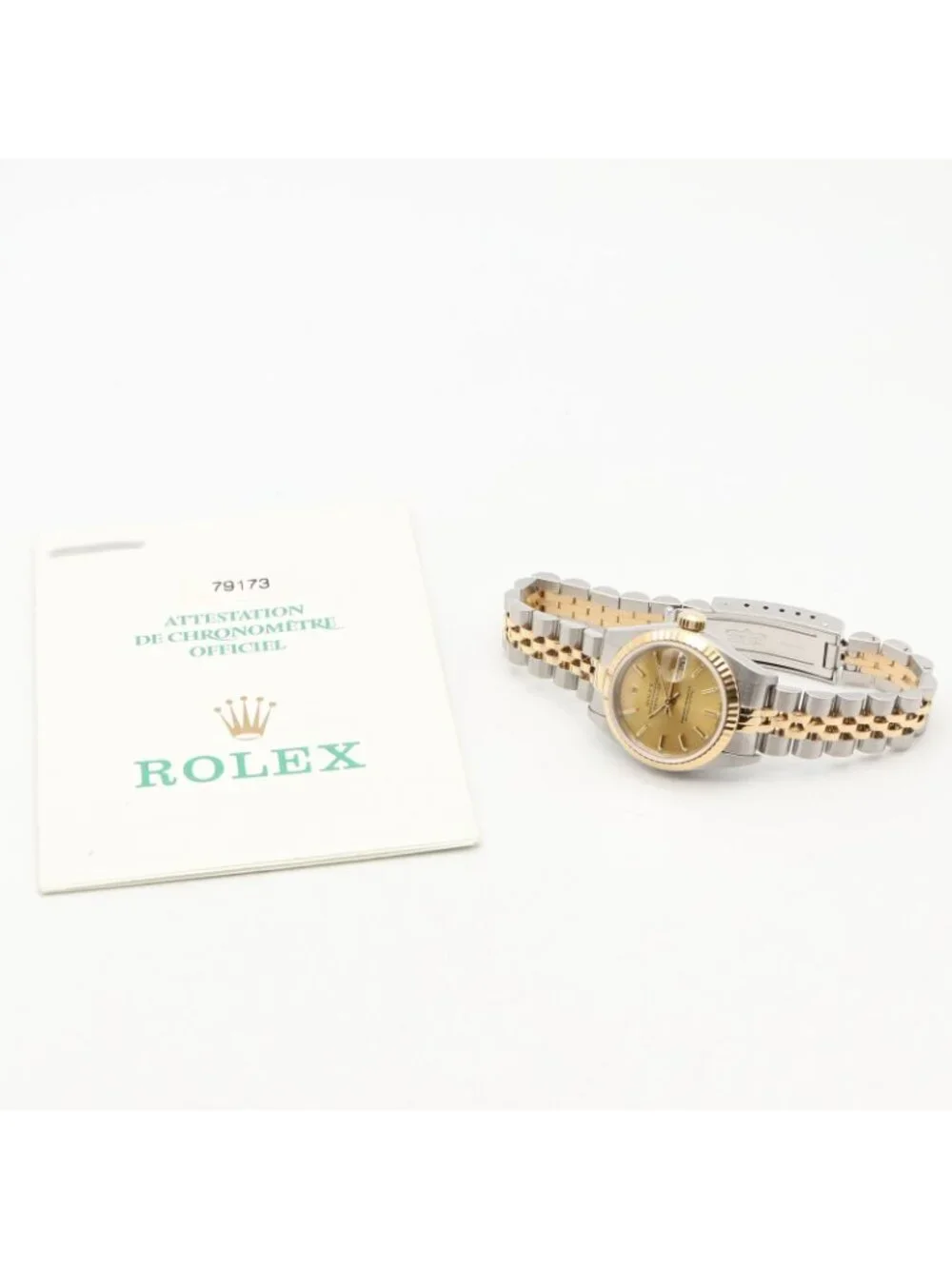 Rolex Watch Datejust P Number 18K Stainless Steel